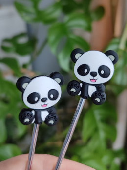 Panda - zatyczki na druty